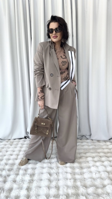 MARYNARKA DAMSKA MOCCA BALANCE STYL