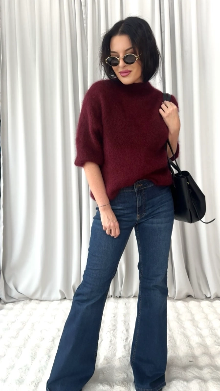 SWETER BORDOWY MOHER SOLINA